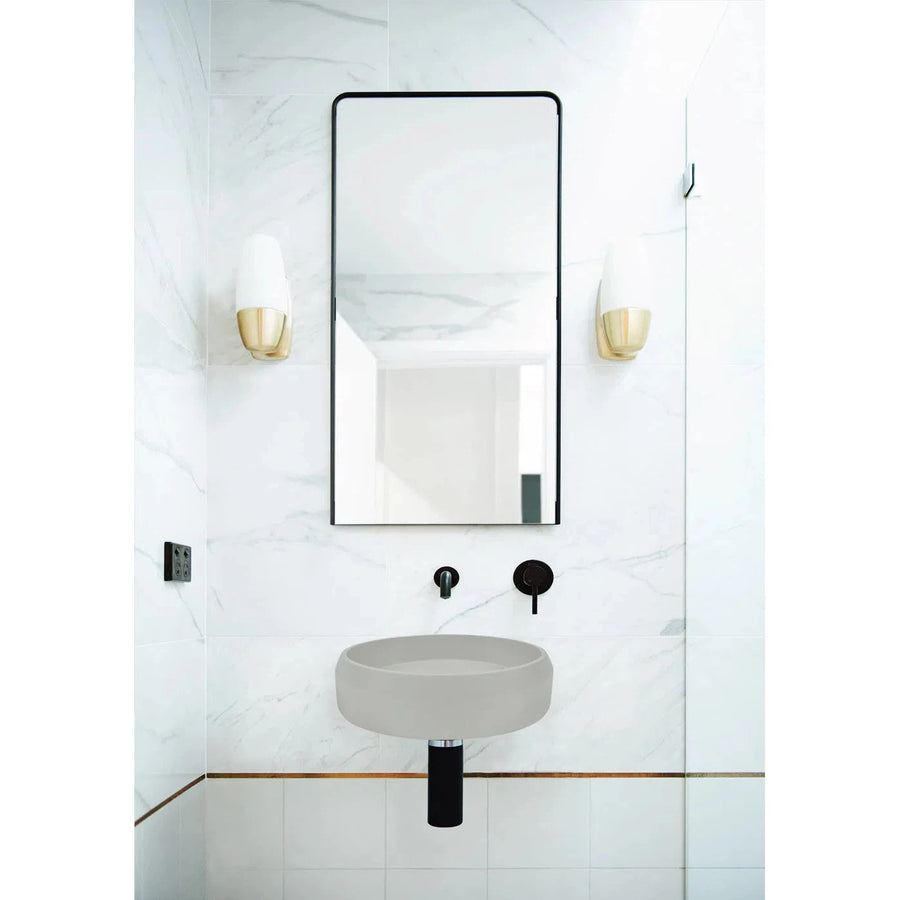 Nood Co. Nood Co. Prism Circle Basin Wall Hung Cloud