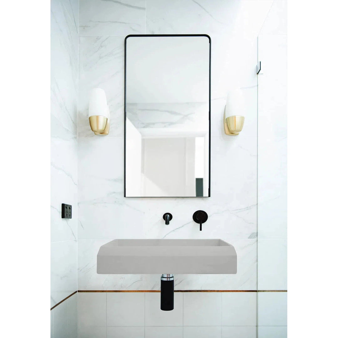 Nood Co. Prism Rectangle Basin Wall Hung