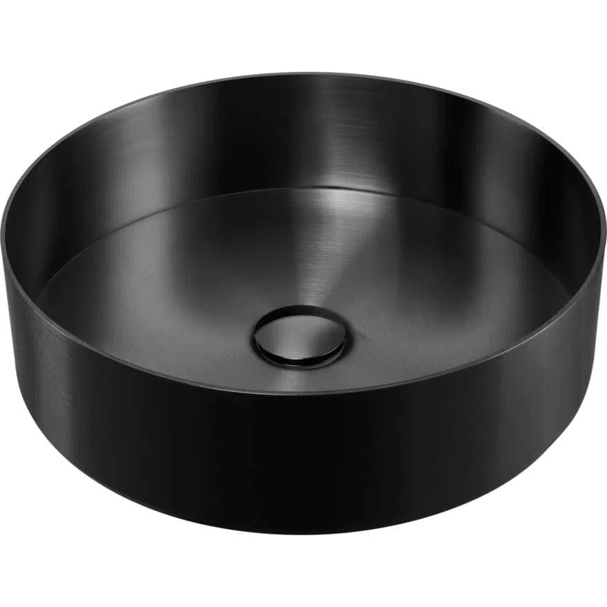 Basins Oliveri Oliveri Milan Round Stainless Steel Basin - Black