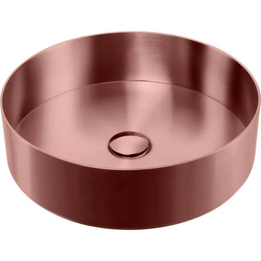 Oliveri Milan Round Stainless Steel Basin - Copper