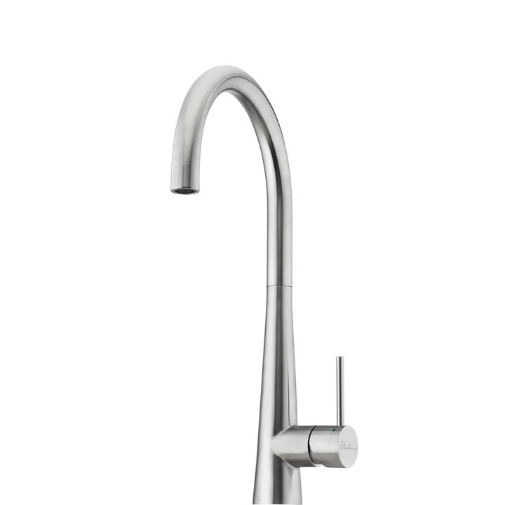 Oliveri Essente Stainless Steel Goose Neck Mixer
