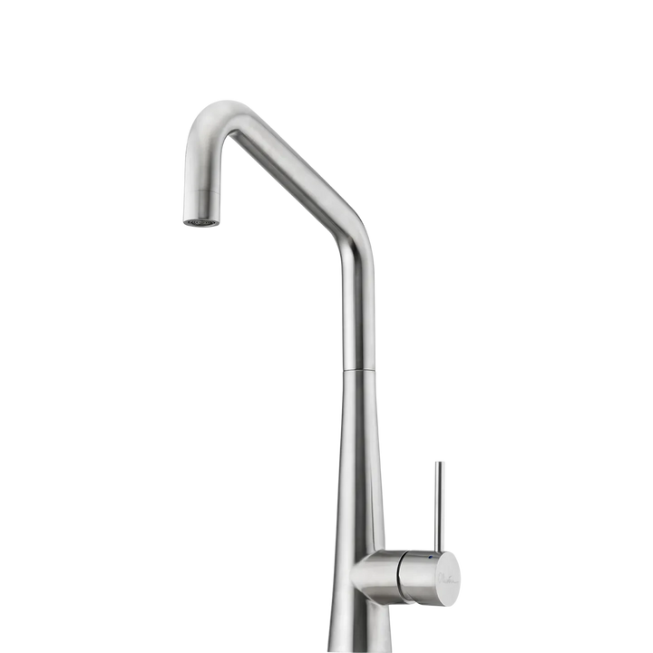 Oliveri Essente Stainless Steel Square Goose Neck Mixer