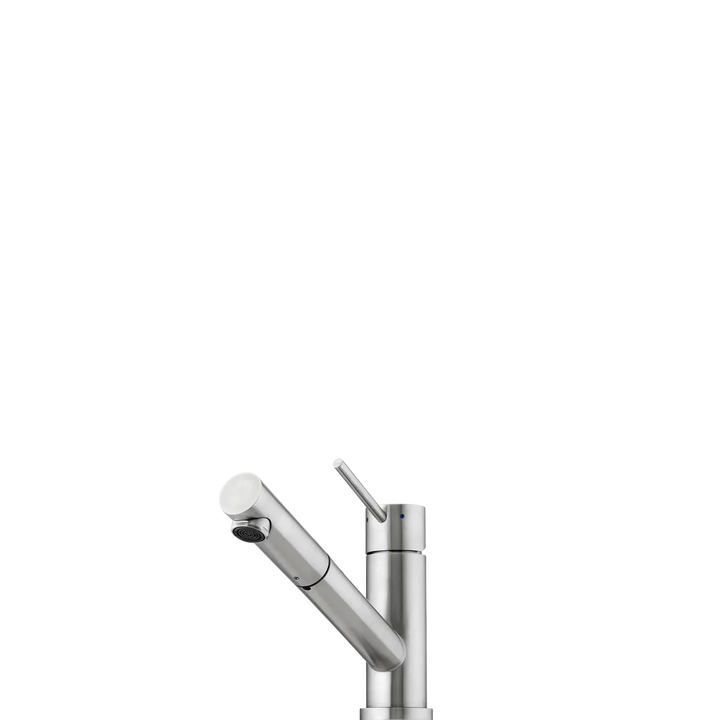 Oliveri Essente Stainless Steel Swivel Pull Out Mixer