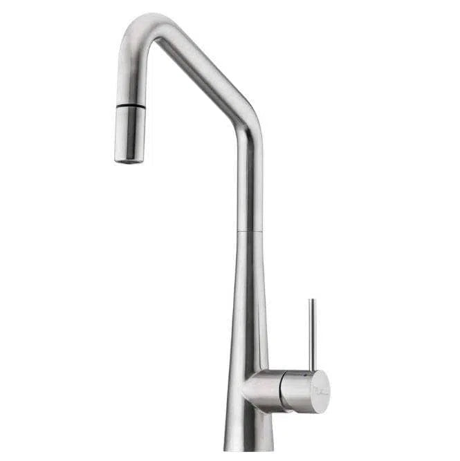 Essente Stainless Steel Square Goose Neck Pull Out Mixer