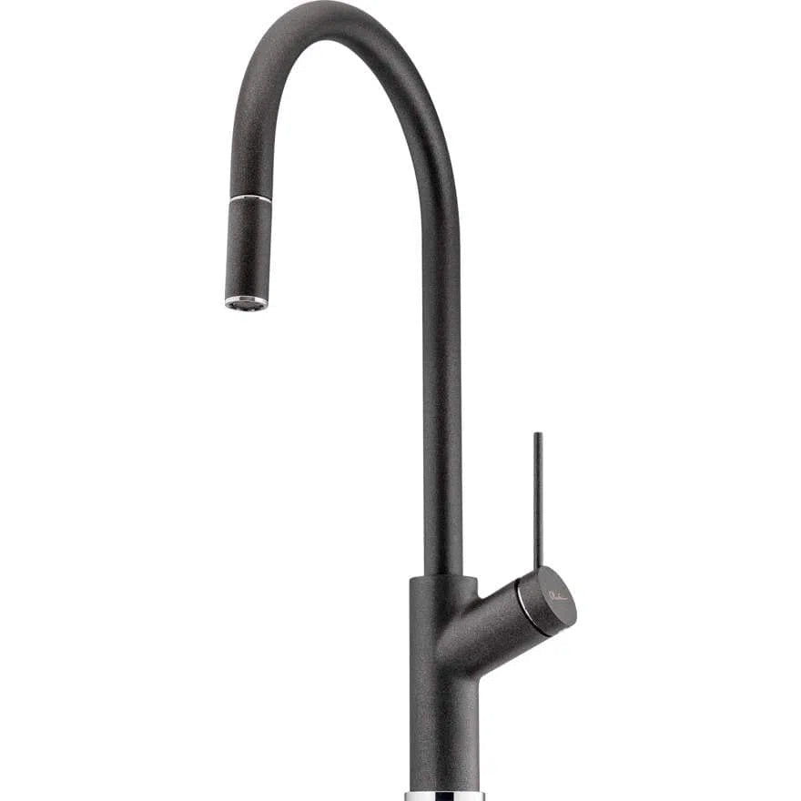 Pull Out Tap Oliveri Oliveri Vilo Pull Out Mixer - Black Granite