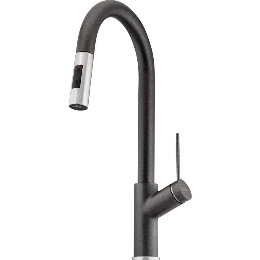 Oliveri Vilo Pull Out Spray Mixer - Black Granite