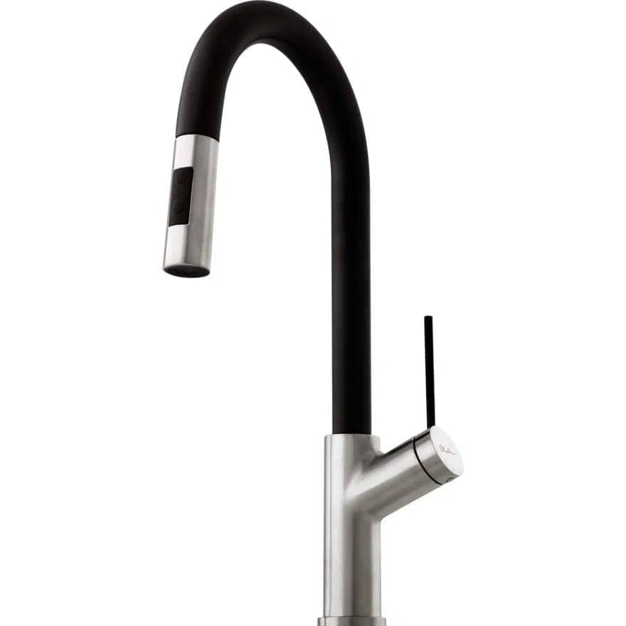 Pull Out Tap Oliveri Oliveri Vilo Pull Out Spray Mixer - Brushed Chrome