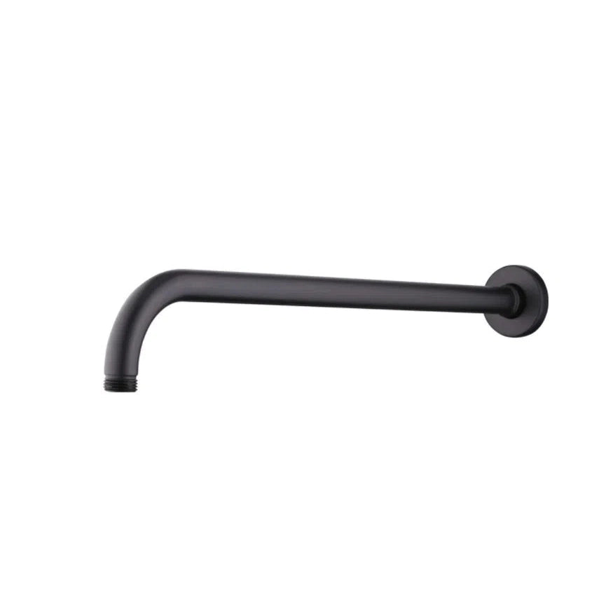 Shower Arm Oliveri Oliveri Rome Matte Black Wall Mounted Shower Arm