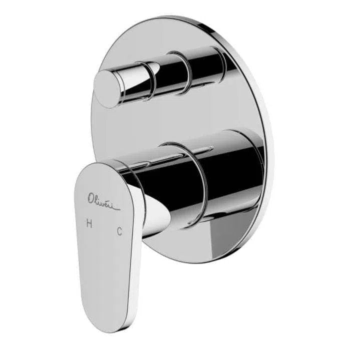 Oliveri London Wall Mixer With Diverter - Chrome
