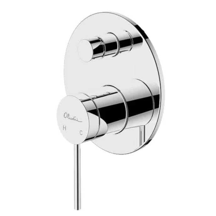 Oliveri Venice Wall Mixer With Diverter - Chrome
