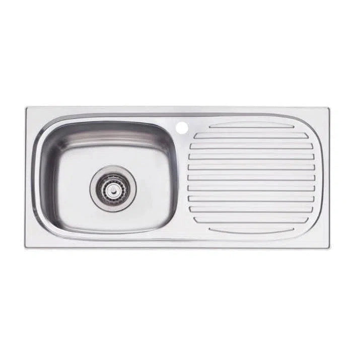 Oliveri Martini Topmount Kitchen Sink With Drainer