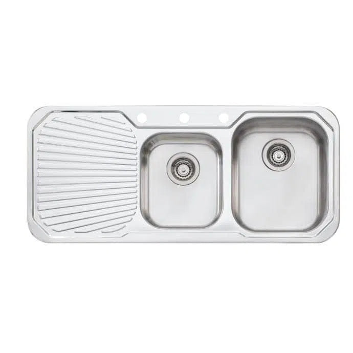 Oliveri Petite 1 & 3/4 Bowl Sink With Drainer