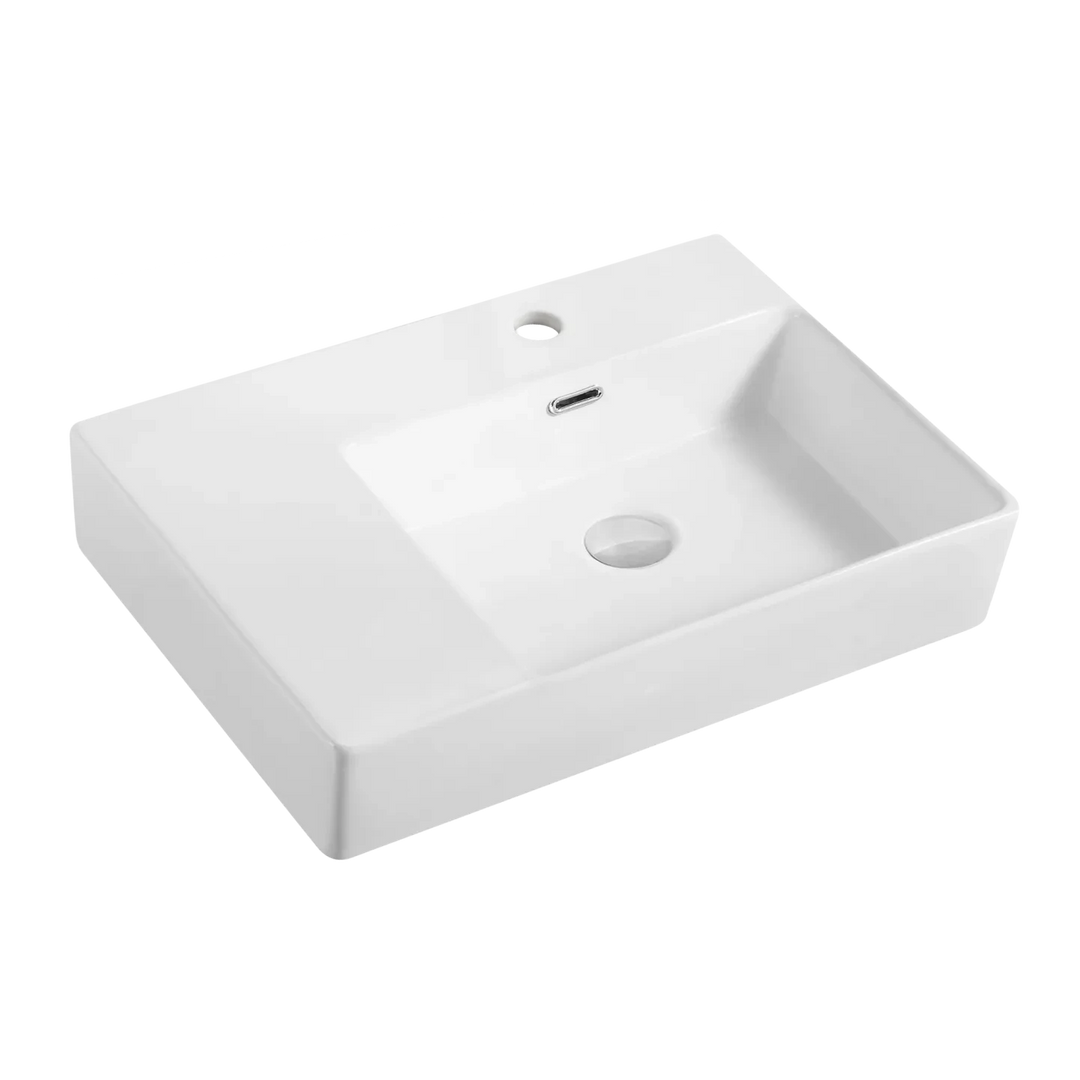 Oliveri Munich Wall Hung Basin with Shelf