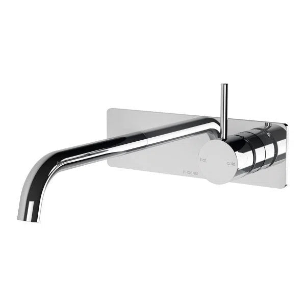 Phoenix Vivid Slimline Up Basin / Bath Wall Mixer Set