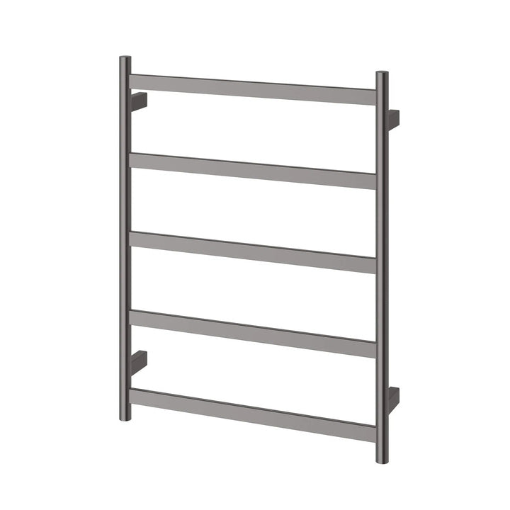 Phoenix Five Flat Bar Heated Towel Ladder 550mm x 740mm