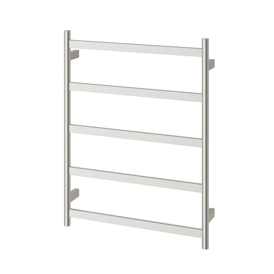 Phoenix Five Flat Bar Heated Towel Ladder 550mm x 740mm