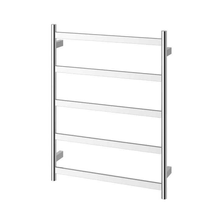 Phoenix Five Flat Bar Heated Towel Ladder 550mm x 740mm