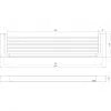 Phoenix Gloss Shower Shelf