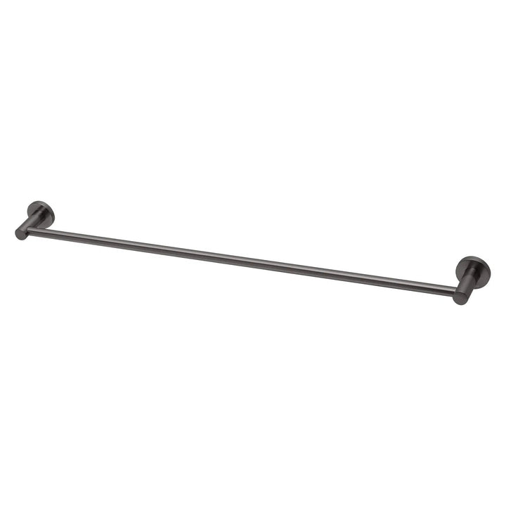 Phoenix Radii Single Towel Rail Round Plate