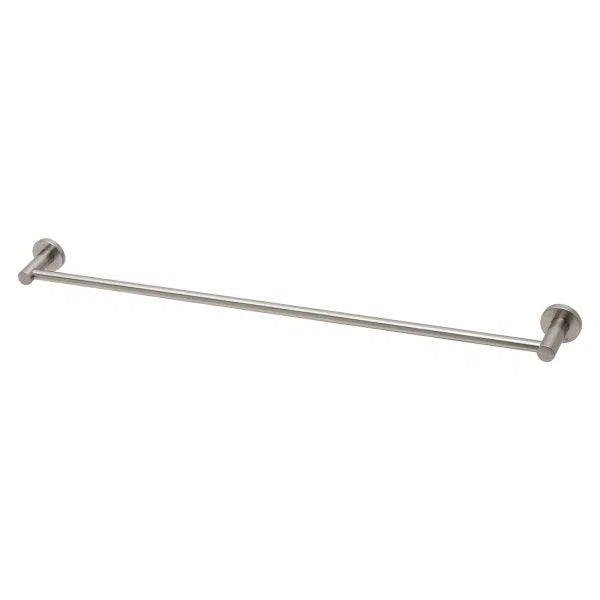 Phoenix Radii Single Towel Rail Round Plate