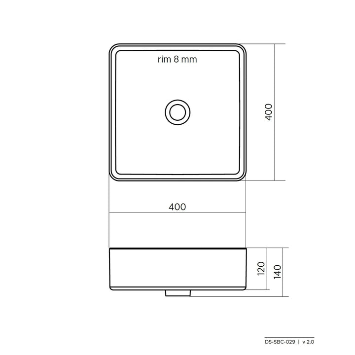 Seima Plati 029 Above Counter Basin