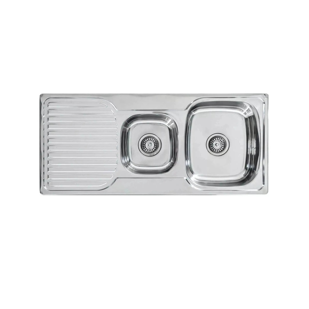 Seima Acero 1080 Double Bowl Stainless Steel Sink with Drainer