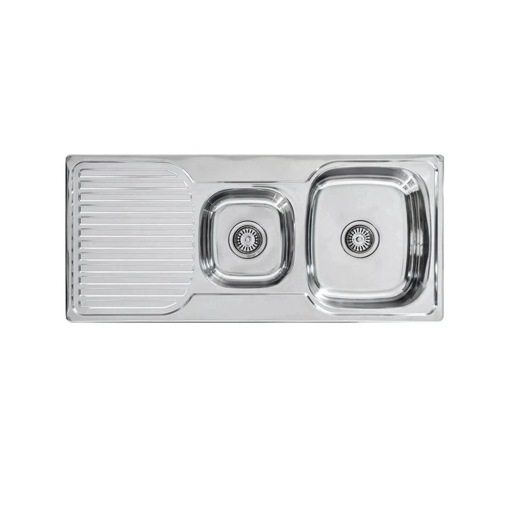 Seima Acero 1080 Double Bowl Stainless Steel Sink with Drainer
