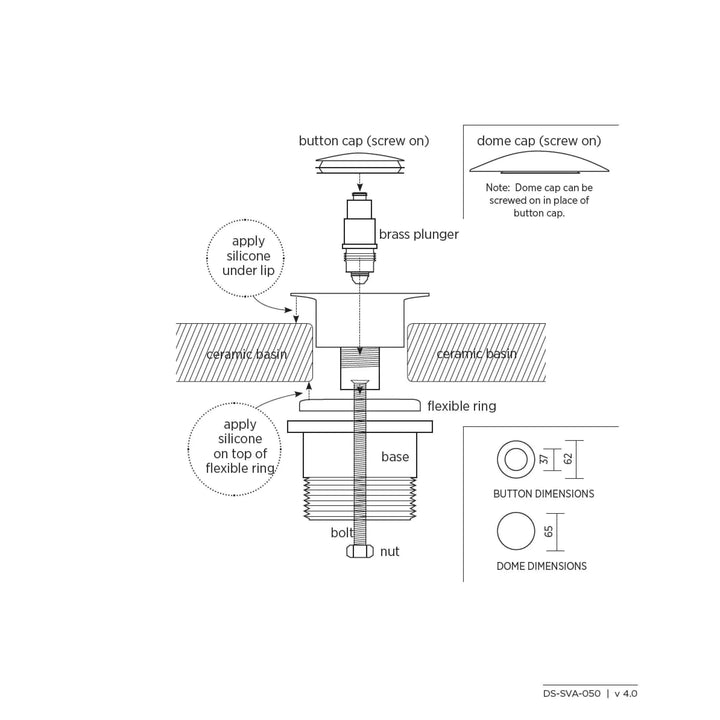 Seima Universal Pop up Basin Waste