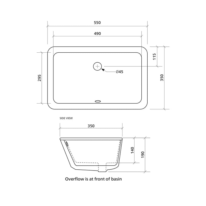 Seima Plati 204 Undermounted Basin