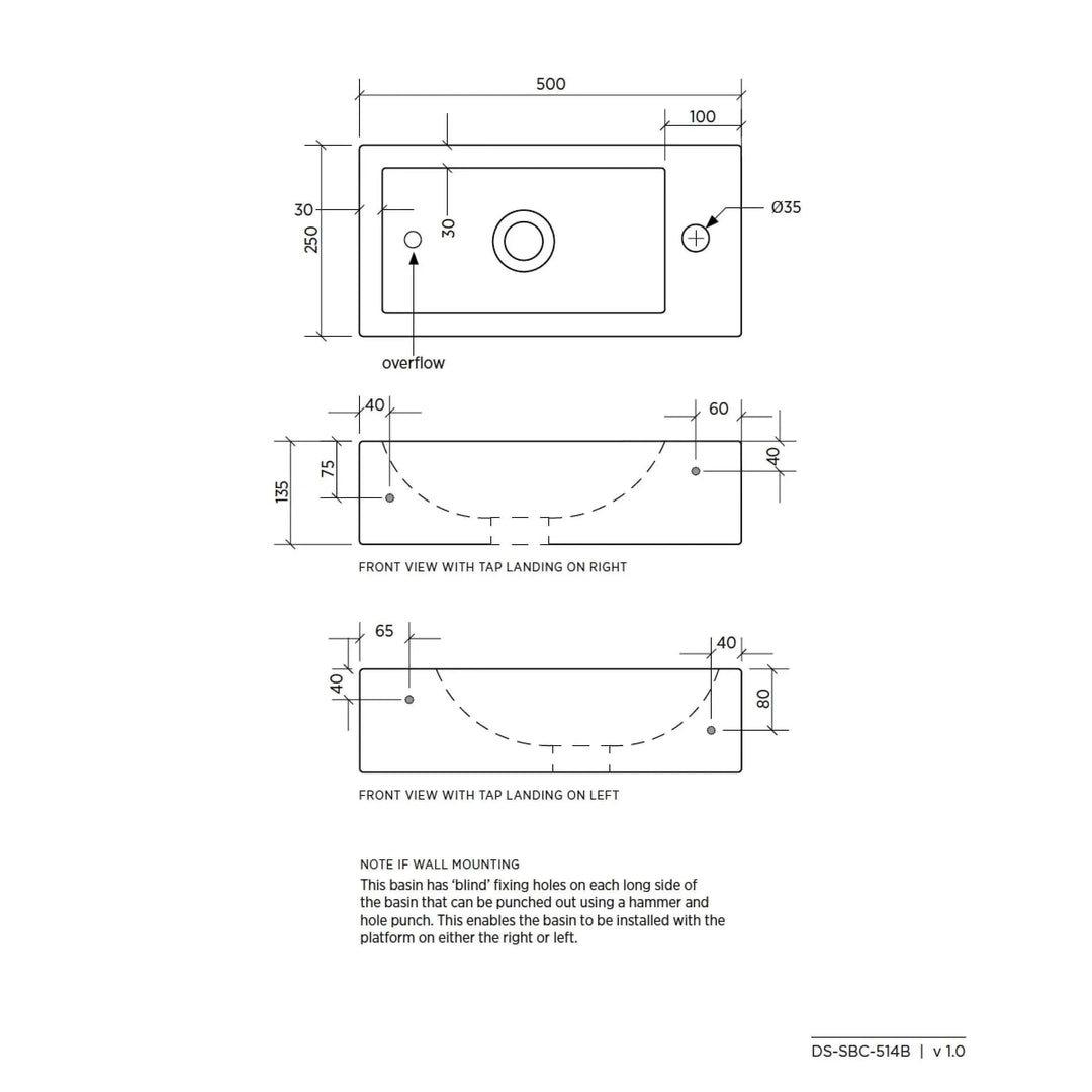 Seima Kyra 514 Wall Basin