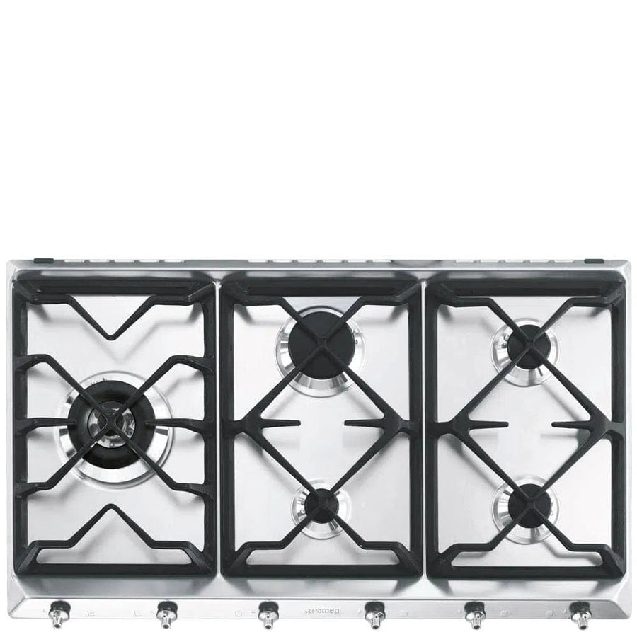 Gas Cooktop Smeg Smeg Classic Hob Gas Cooktop Stainless Steel CIR597X5