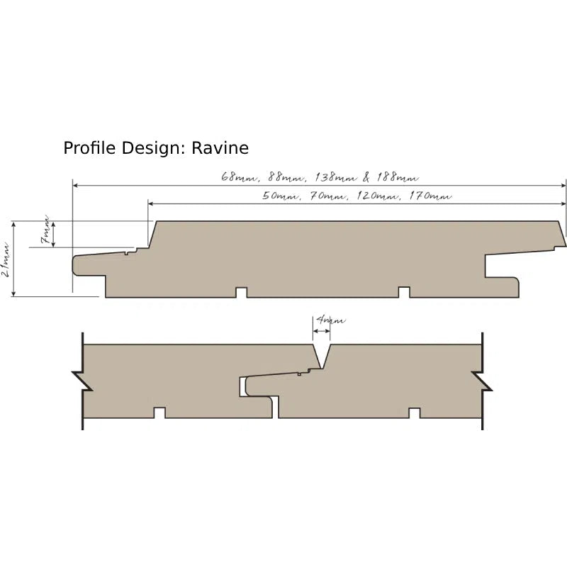 Cladding Tait Flooring Wood Elements Cladding Range (Concealed Fixing)