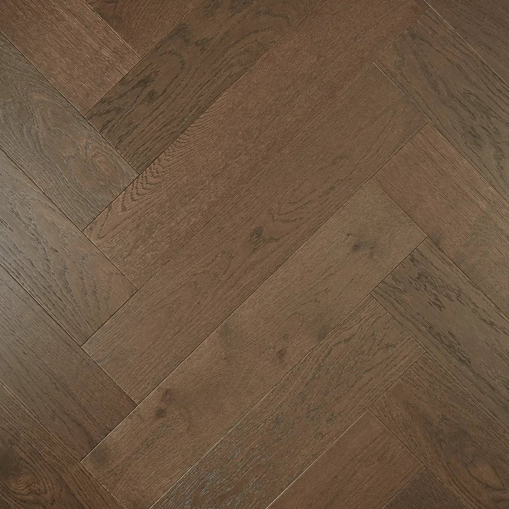 Dark Brown - Preference De Marque Engineered Herringbone Parquetry