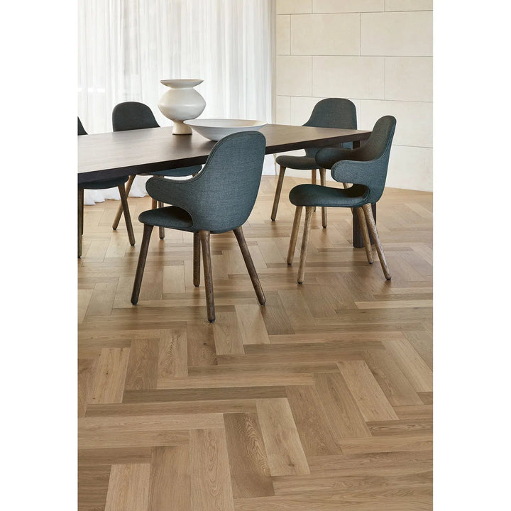 Latte - Preference De Marque Engineered Herringbone Parquetry