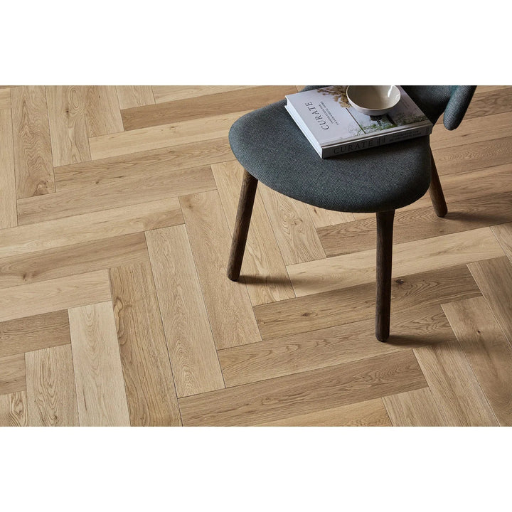 Latte - Preference De Marque Engineered Herringbone Parquetry