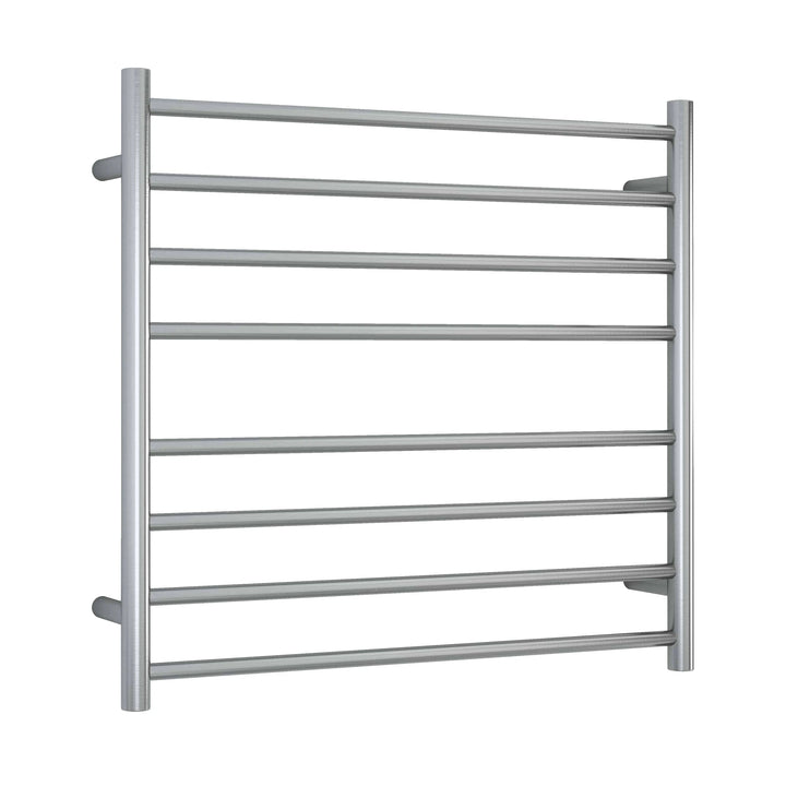 Thermorail Brushed Straight Round Ladder Heated Towel Ladder