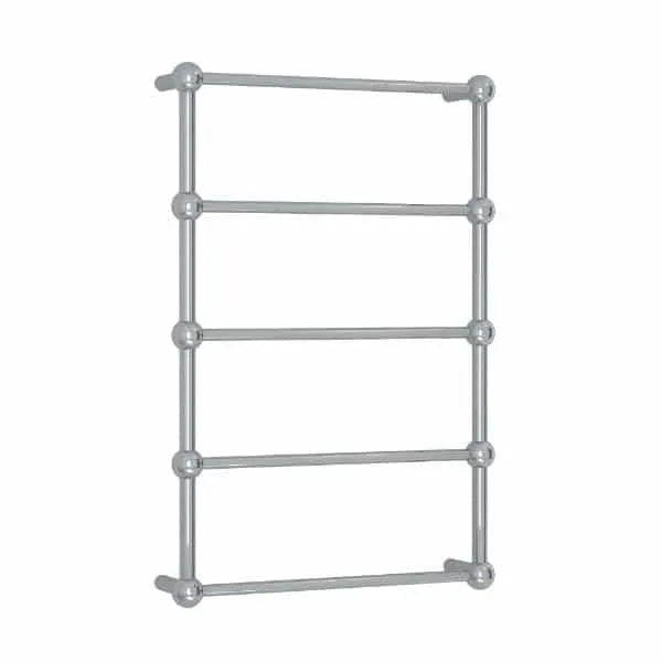 Thermorail Straight Round Heated 5 Bar Towel Ladder