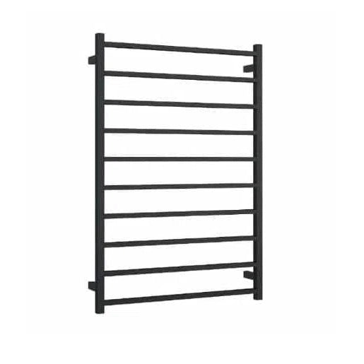 Thermorail Black Square Profile Heated Towel Ladder