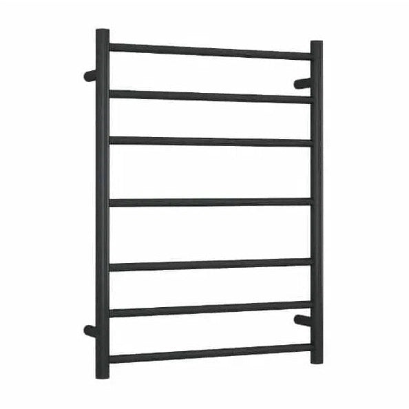 Heated Towel Ladders Thermogroup Thermorail Round Heated Towel Rail - Matte Black