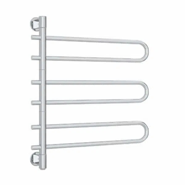 Thermorail 6 Bar Round Swivel Heated Towel Ladder