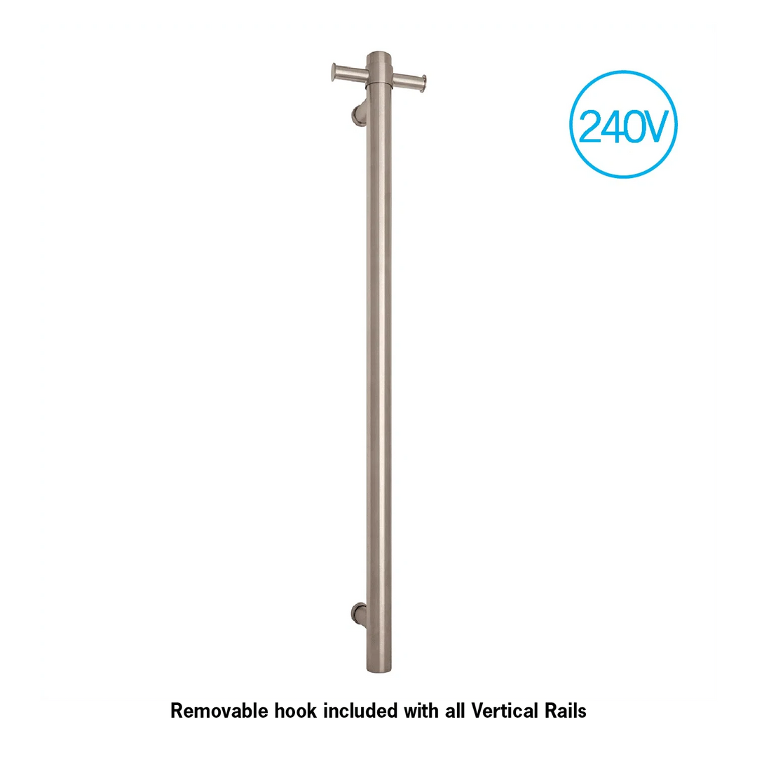 Thermorail 240V Vertical Heated Towel Ladder Round