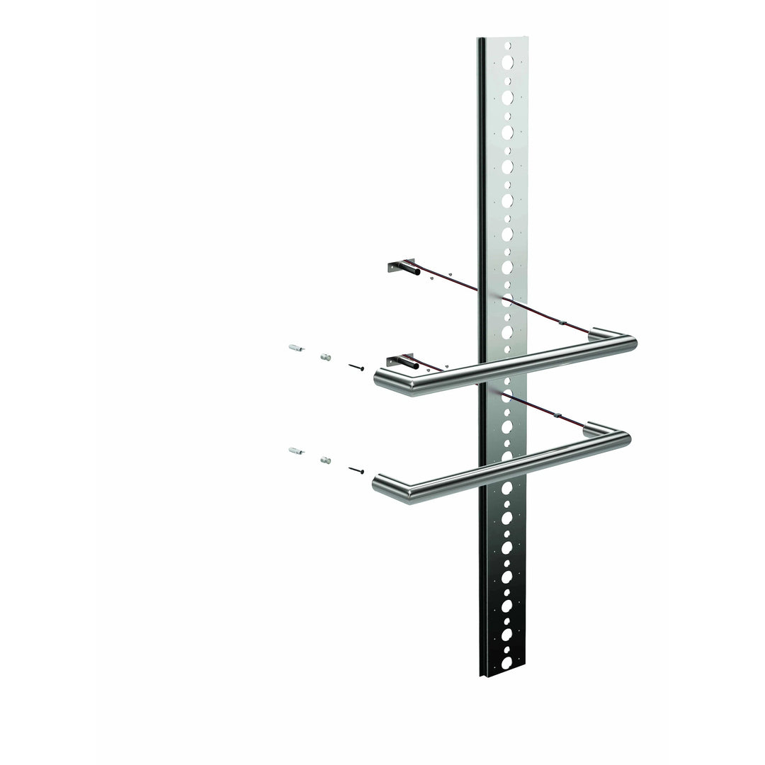 Thermorail Mounting System for Single Bar Towel Rails