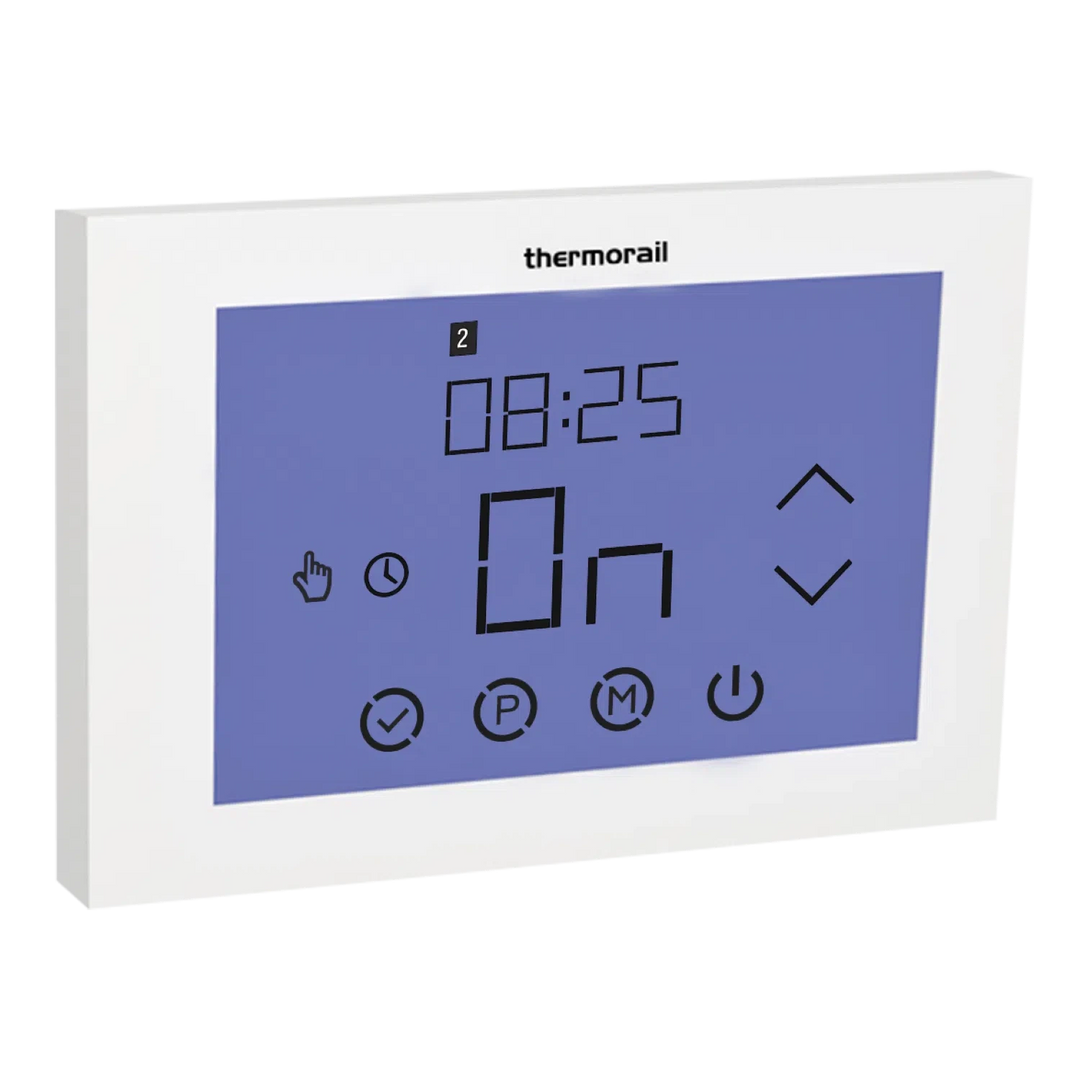 Thermorail 7 Day Touch Screen Timer Landscape White