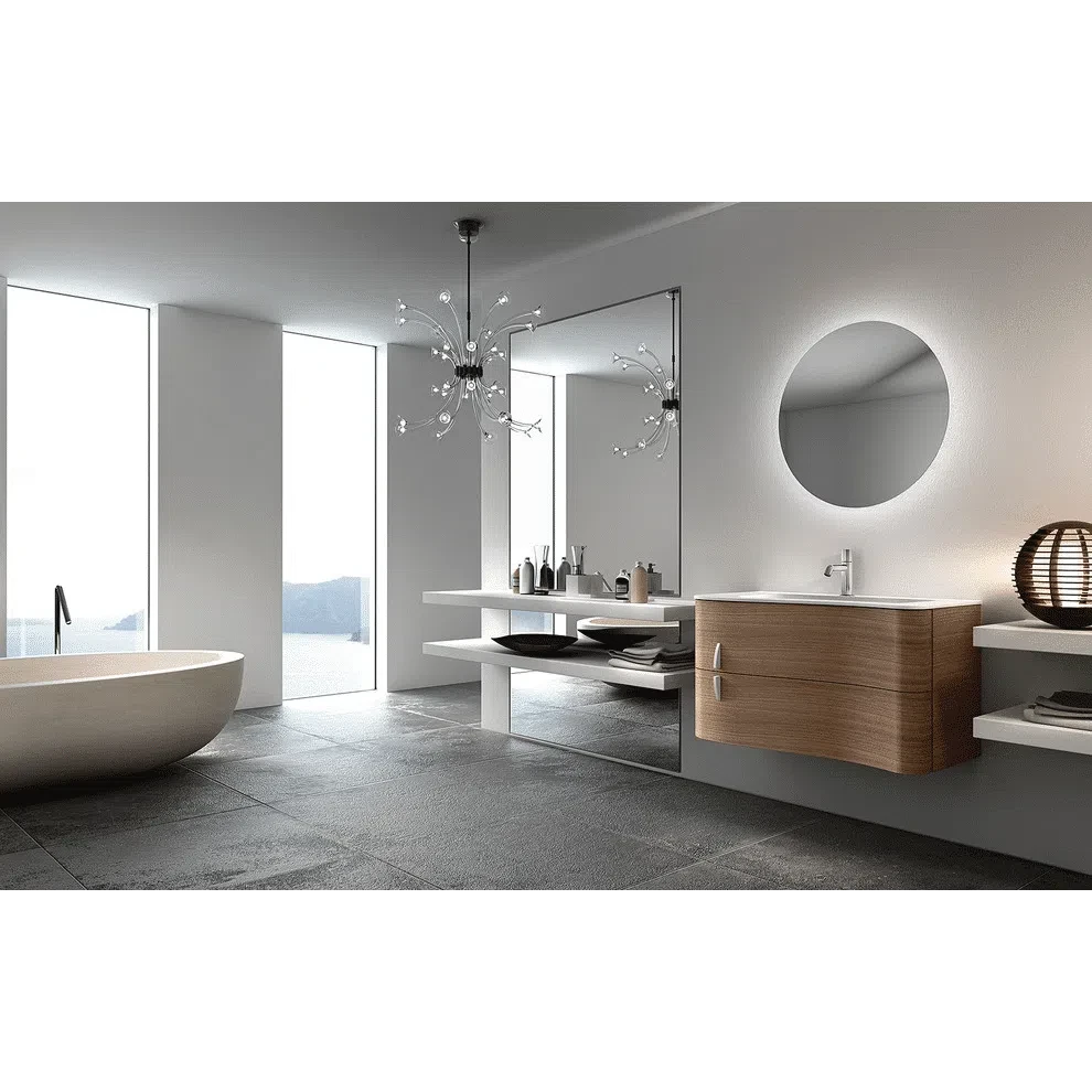 Thermogroup Round Backlit Mirror + Demister
