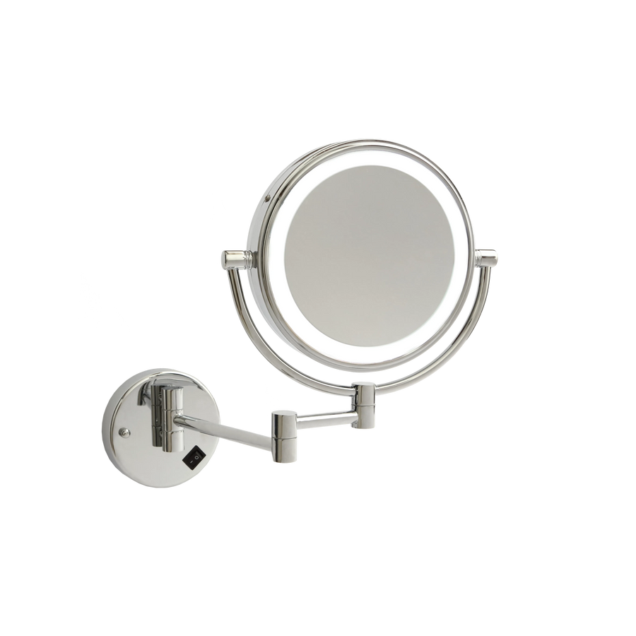 Make Up Mirror Thermogroup Ablaze Lit Hardwired 1&8x Magnifying Shaving Mirror Chrome