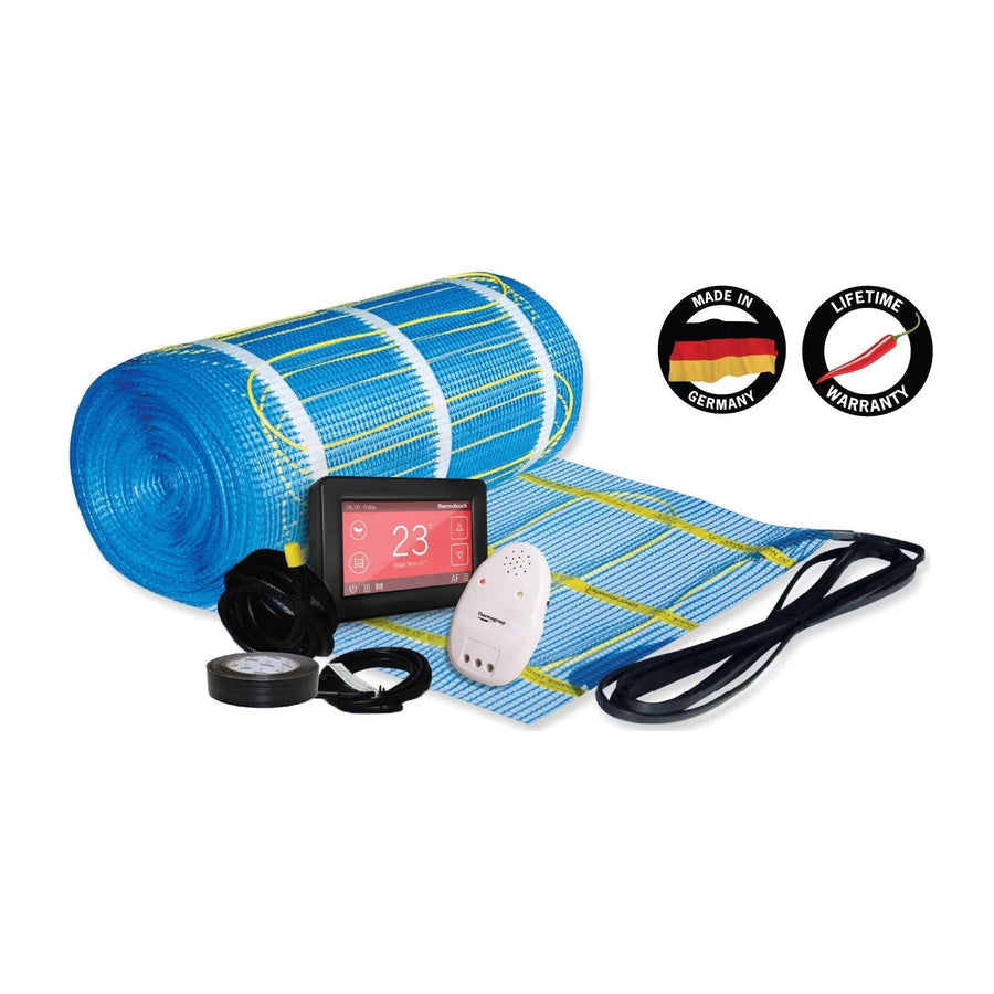 Thermogroup Thermonet 200W/m² In Screed Heating Kit – Black Dual Controller 1m²