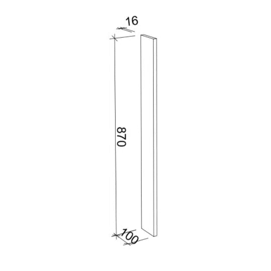 Timberline Shaver Filler Panel - 16mm