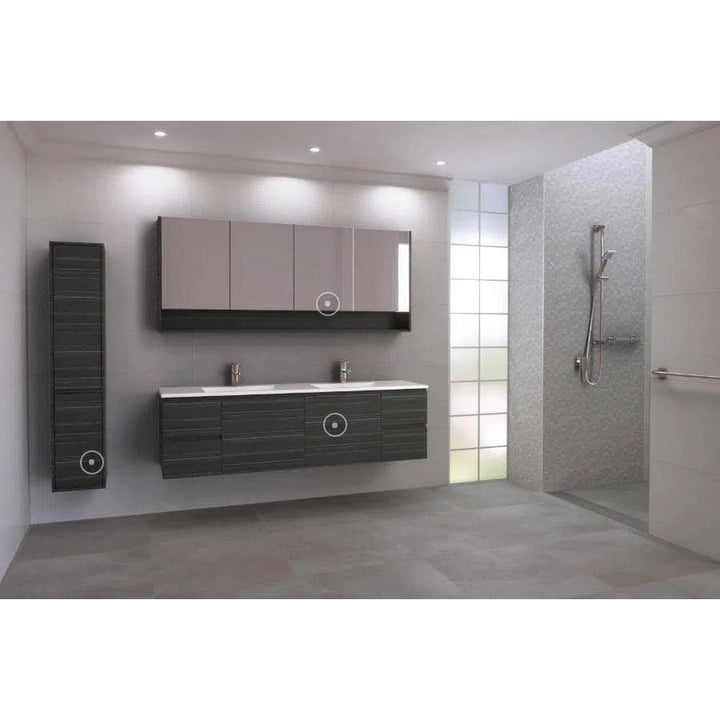 Wall Hung Vanity Timberline Timberline Nevada Floor Standing Or Wall Hung Vanity - With Ceramic Top