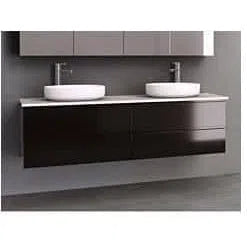 Timberline Nevada Plus Wall Hung Vanity With Silk Surface Top And Above Counter Basin