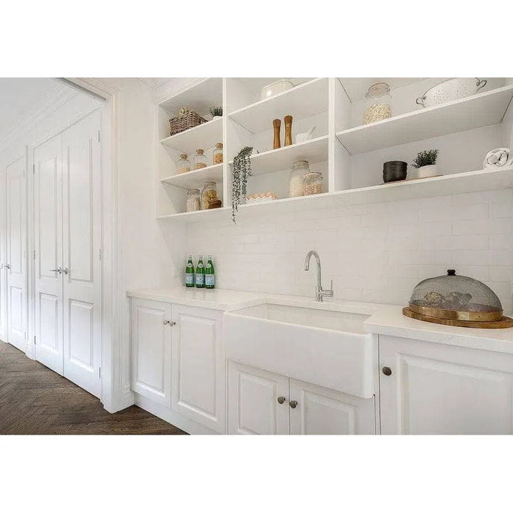 Butler Sinks Turner Hastings Turner Hastings Novi 75 x 46 Reversible Fine Fireclay Butler Sink - Gloss White